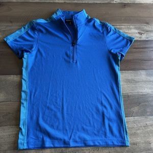 Kerrits Kids Short Sleeve Blue Shirt